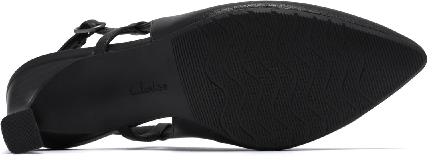 imageClarks Womens Tammitha Strap PumpBlack Leather