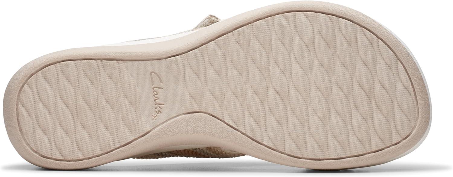 imageClarks womens Arla WaveSlide SandalBeige Combi