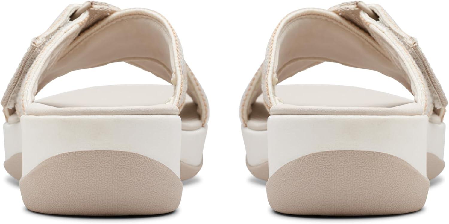 imageClarks womens Arla WaveSlide SandalBeige Combi