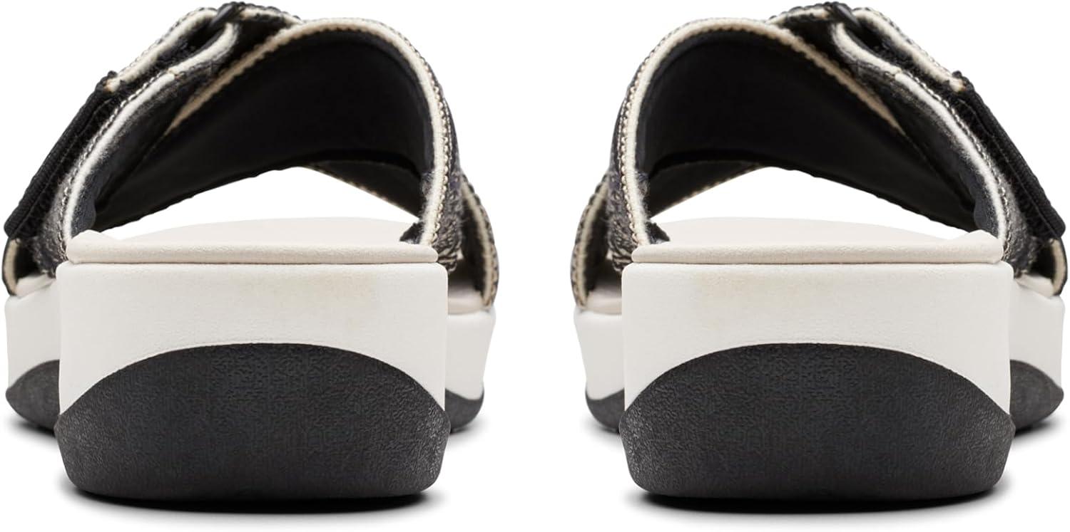 imageClarks womens Arla WaveSlide SandalBlack Combi