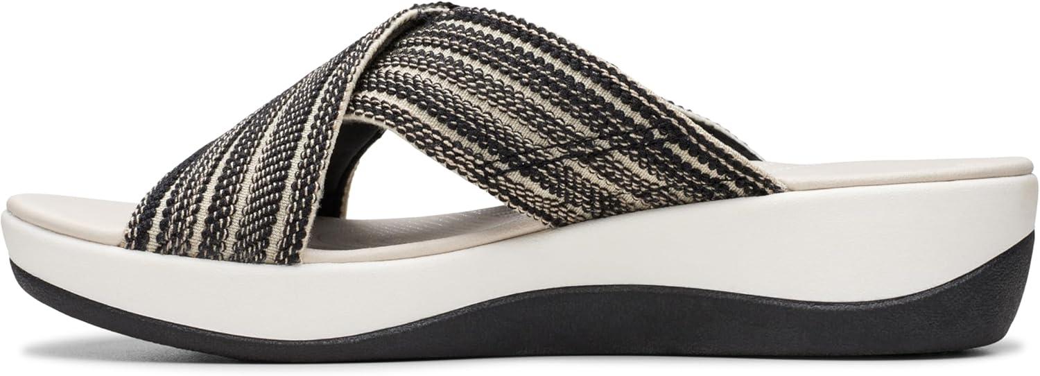imageClarks womens Arla WaveSlide SandalBlack Combi