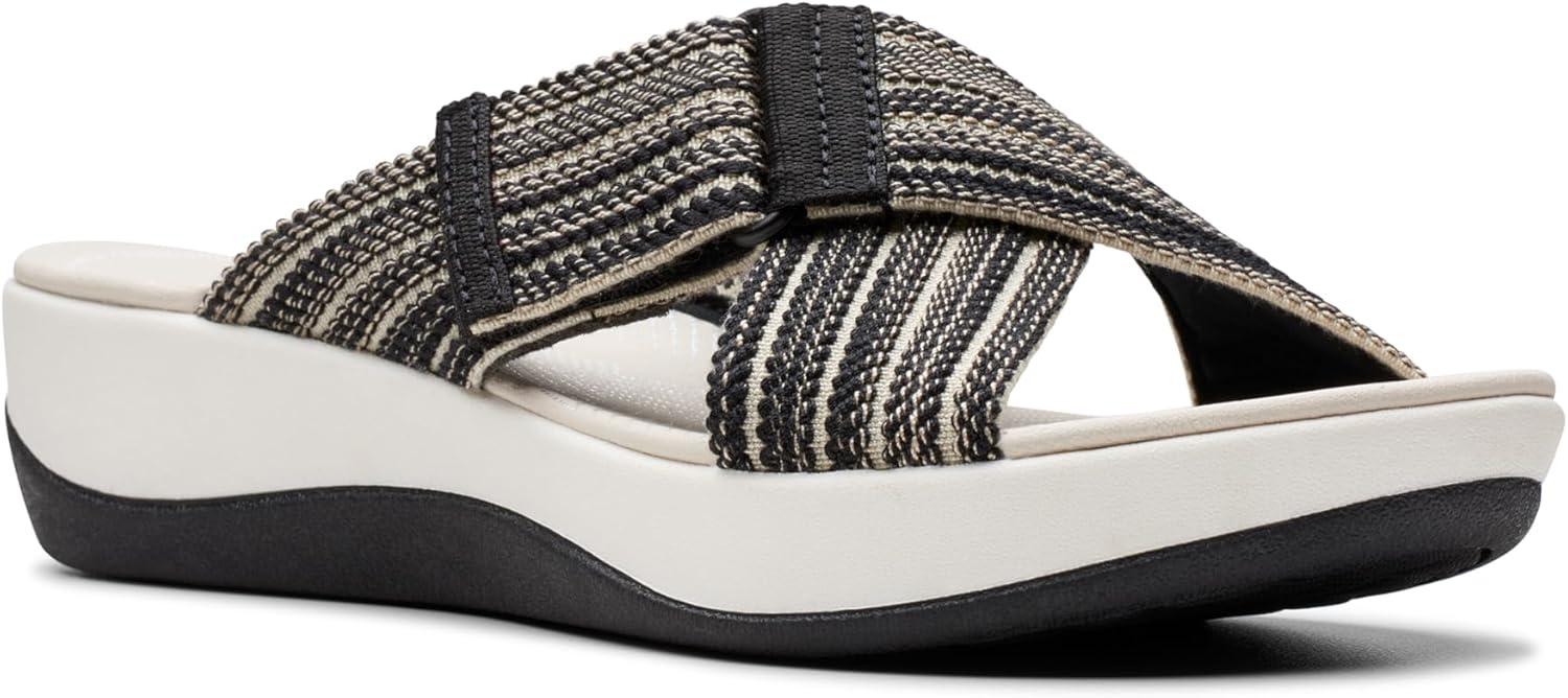 imageClarks womens Arla WaveSlide SandalBlack Combi