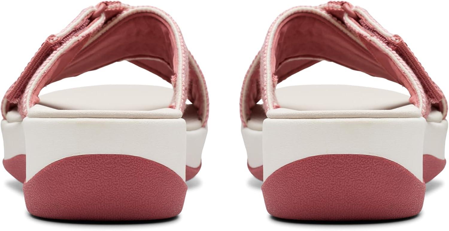 imageClarks womens Arla WaveSlide SandalDusty Rose Combi