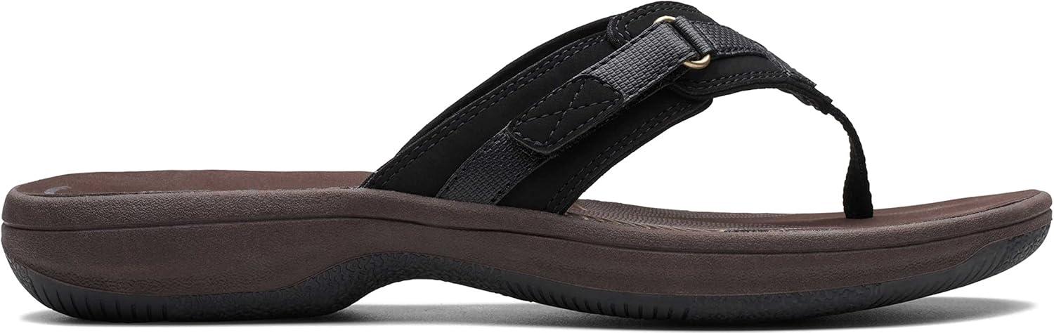 imageClarks womens Breeze SeaBlack SynetheticBrown Sole