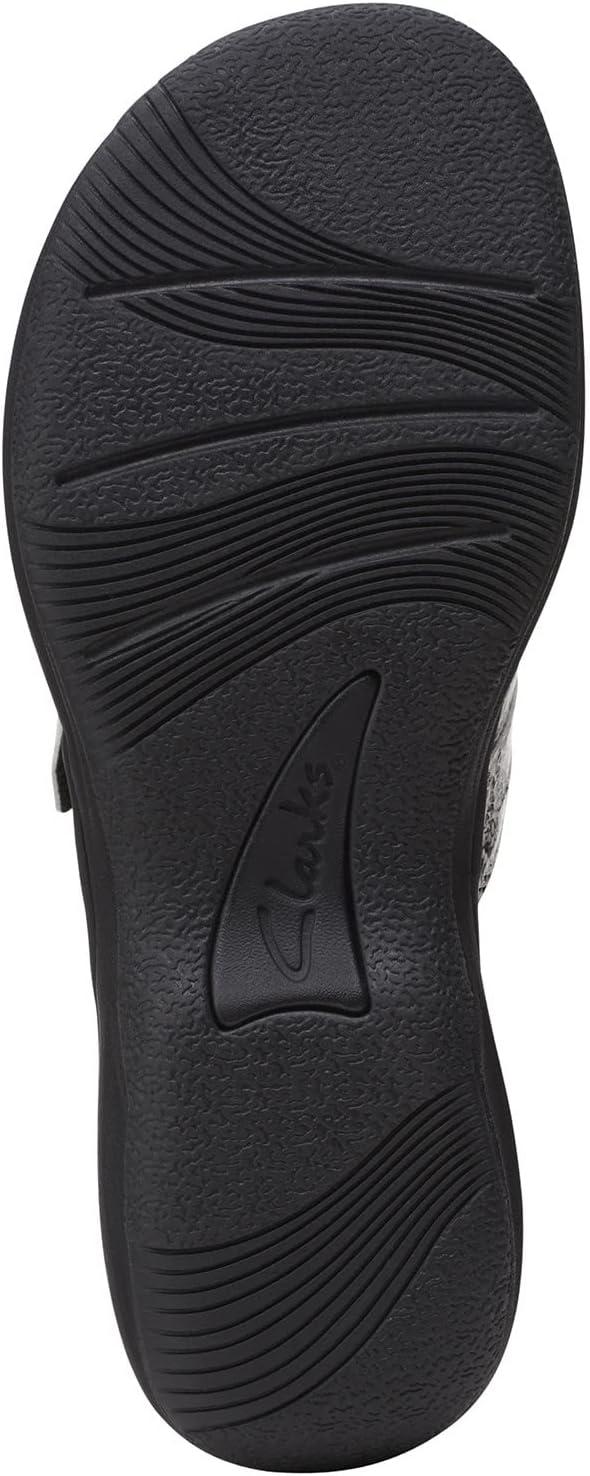 imageClarks womens Breeze SeaBlackWhite Snake Synthetic