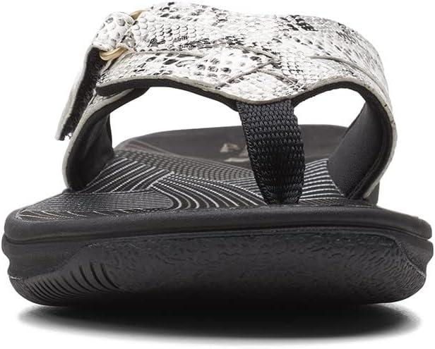 imageClarks womens Breeze SeaBlackWhite Snake Synthetic