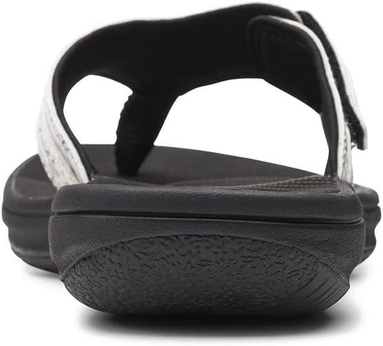 imageClarks womens Breeze SeaBlackWhite Snake Synthetic