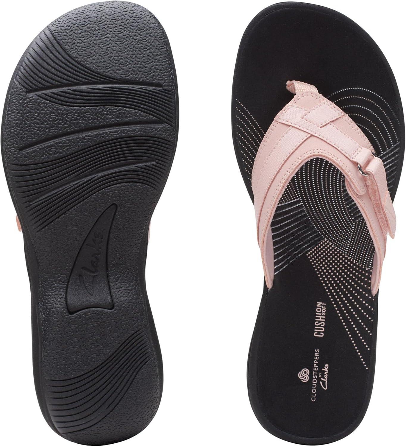 imageClarks womens Breeze SeaBlush SyntheticBlack Sole