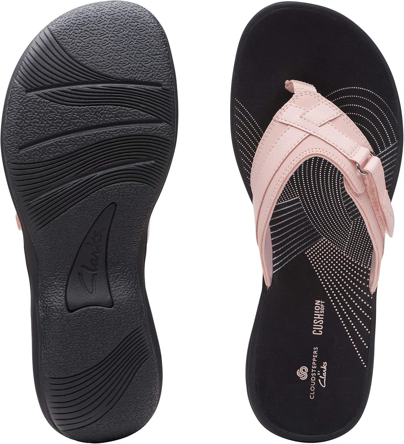 imageClarks womens Breeze SeaBlush SyntheticBlack Sole