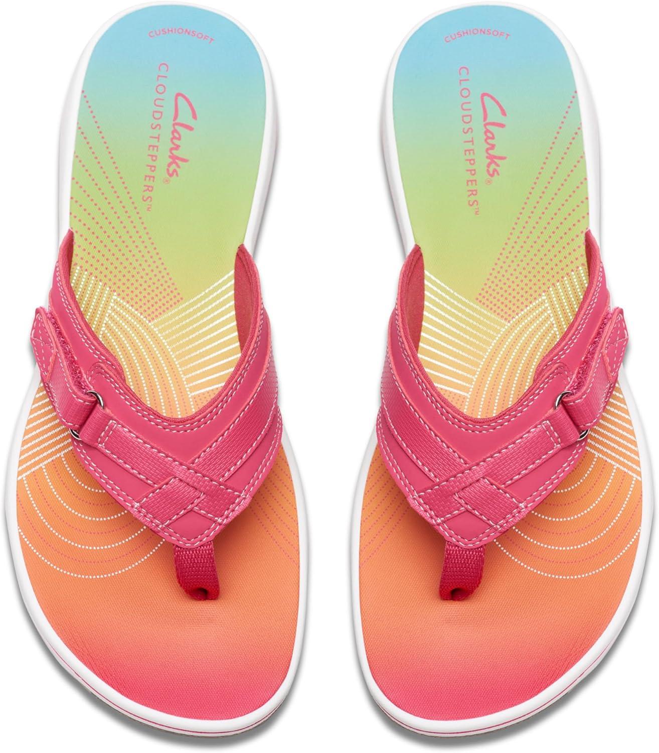 imageClarks womens Breeze SeaBright Pink Ombre