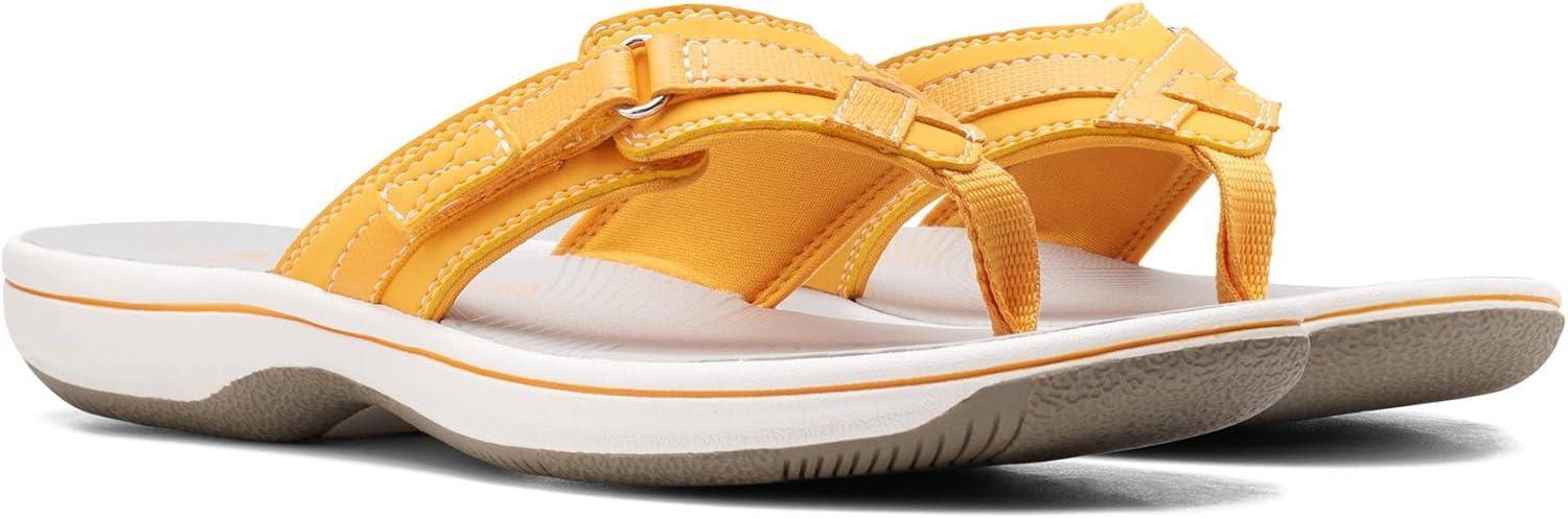 imageClarks womens Breeze SeaBurnt Yellow Synthetic