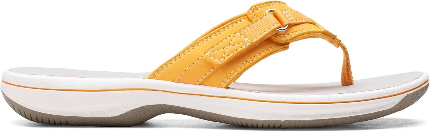imageClarks womens Breeze SeaBurnt Yellow Synthetic