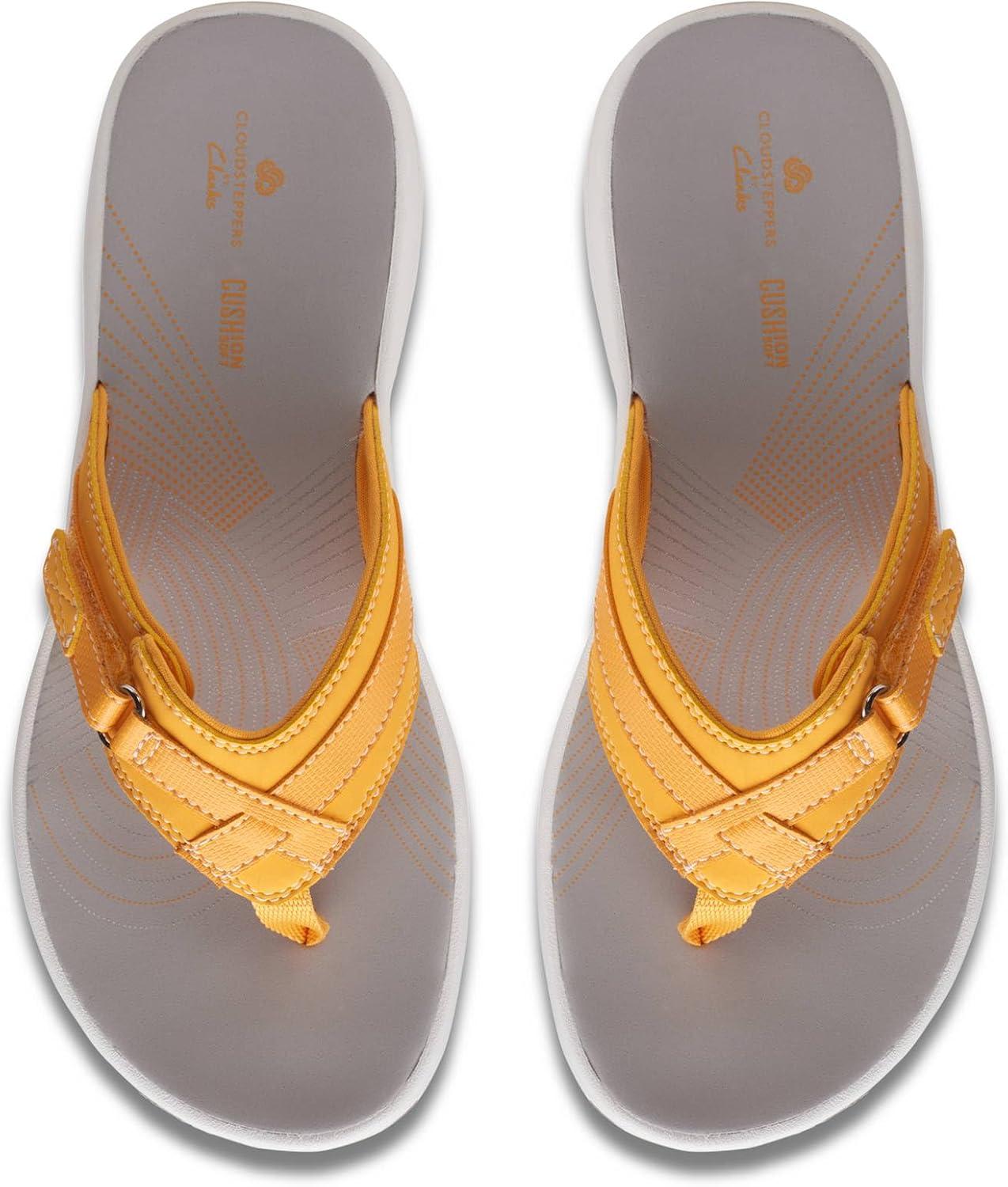 imageClarks womens Breeze SeaBurnt Yellow Synthetic