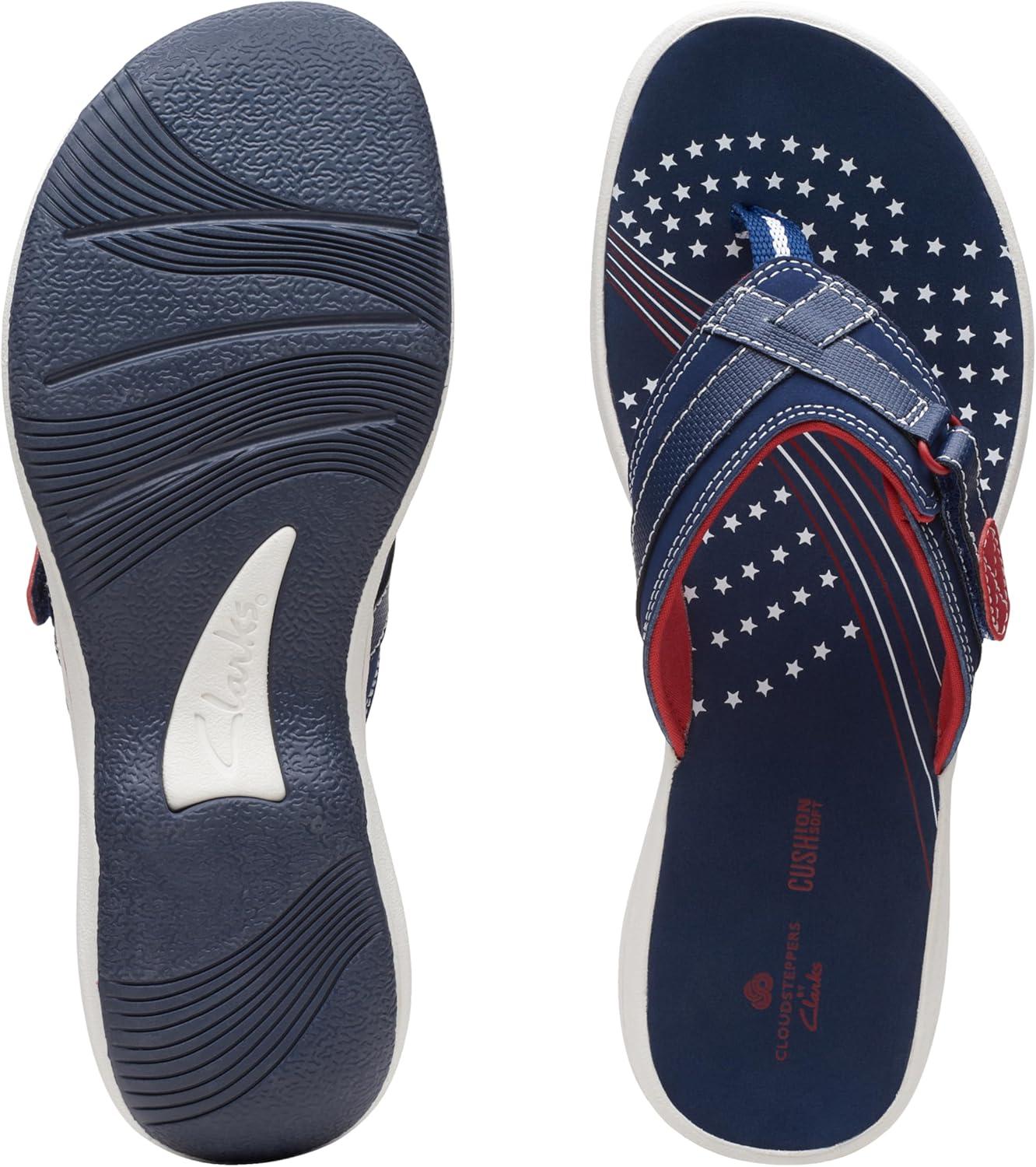 imageClarks womens Breeze SeaNavyRed Synthetic