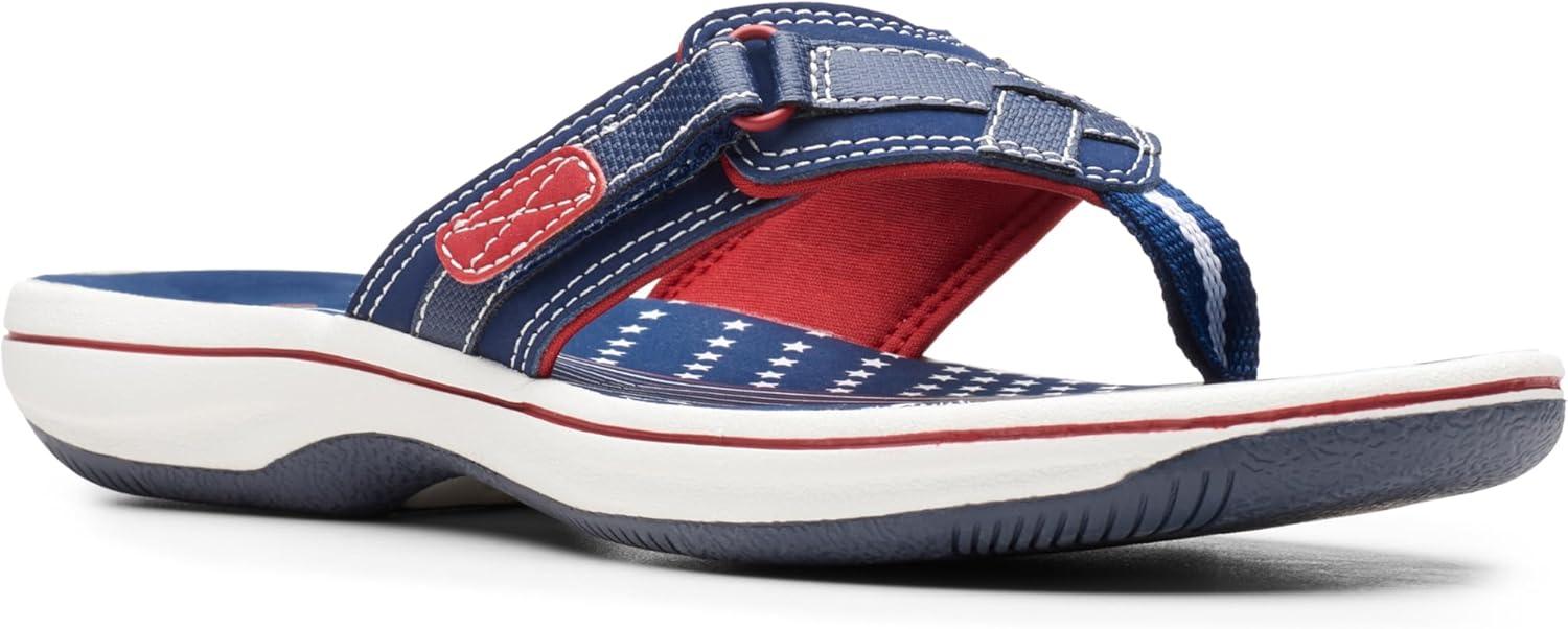 imageClarks womens Breeze SeaNavyRed Synthetic