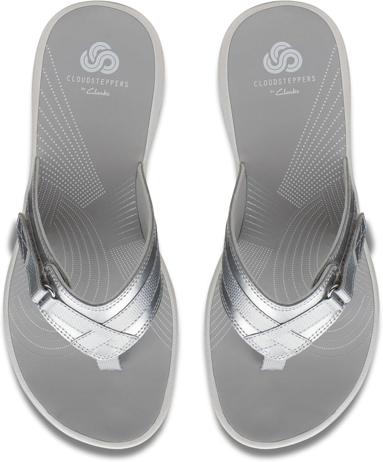 imageClarks womens Breeze SeaSilver Synthetic