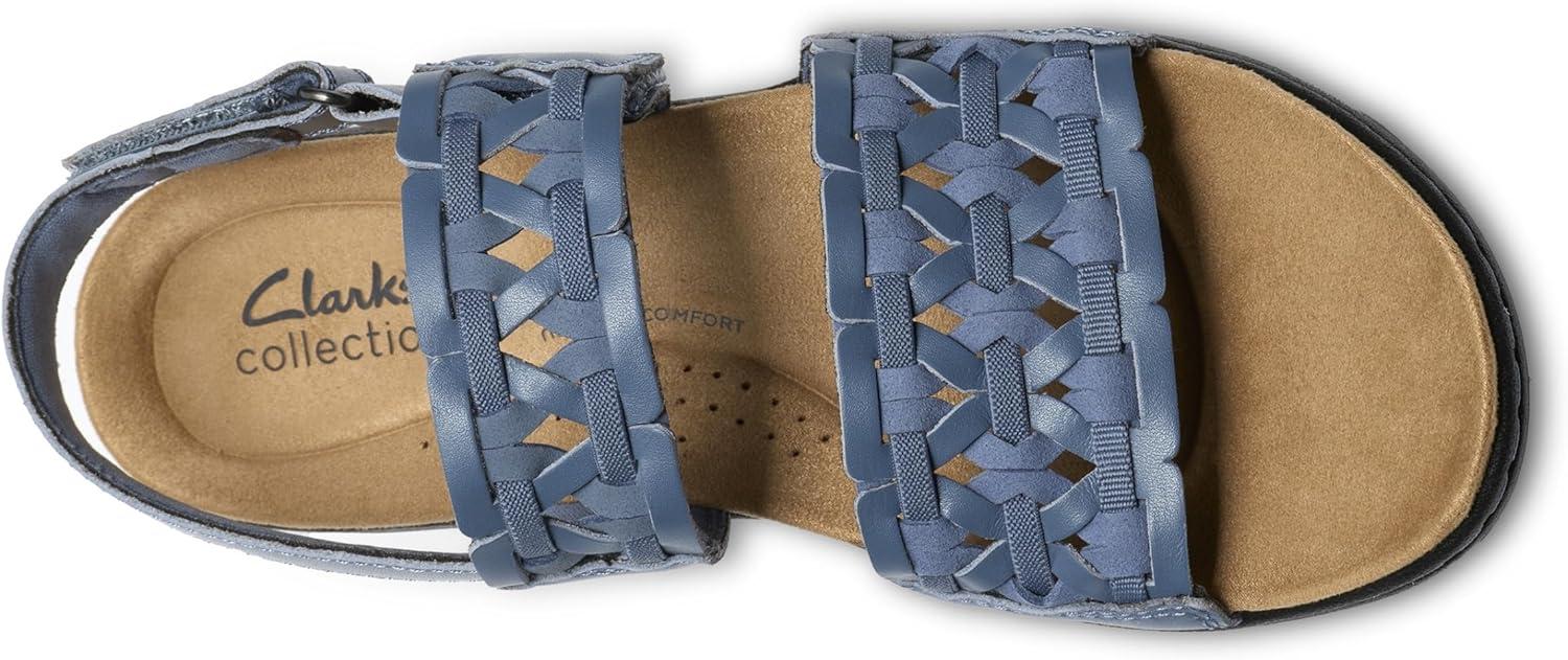 imageClarks womens Laurieann LilyDenim Blue Leather