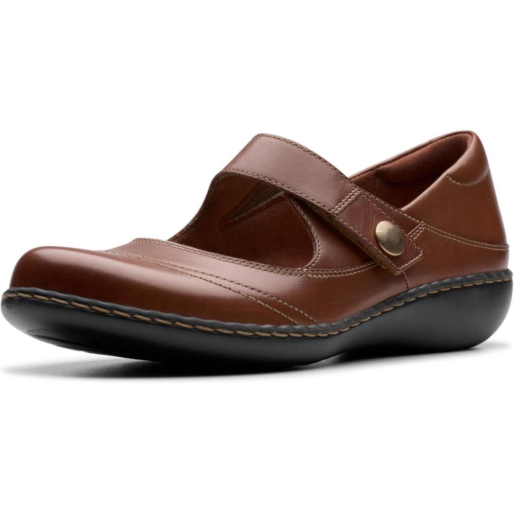 imageClarks Womens Ashland ElayneBritish Tan Leather