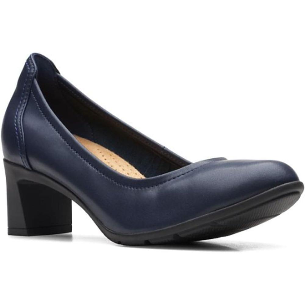 imageClarks Womens Neiley Pearl SandalsNavy Leath
