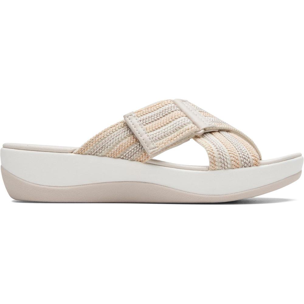 imageClarks womens Arla WaveSlide SandalBeige Combi