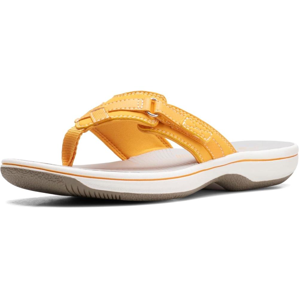 imageClarks womens Breeze SeaBurnt Yellow Synthetic