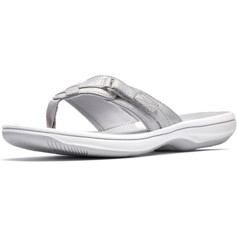 imageClarks womens Breeze SeaSilver Metallic