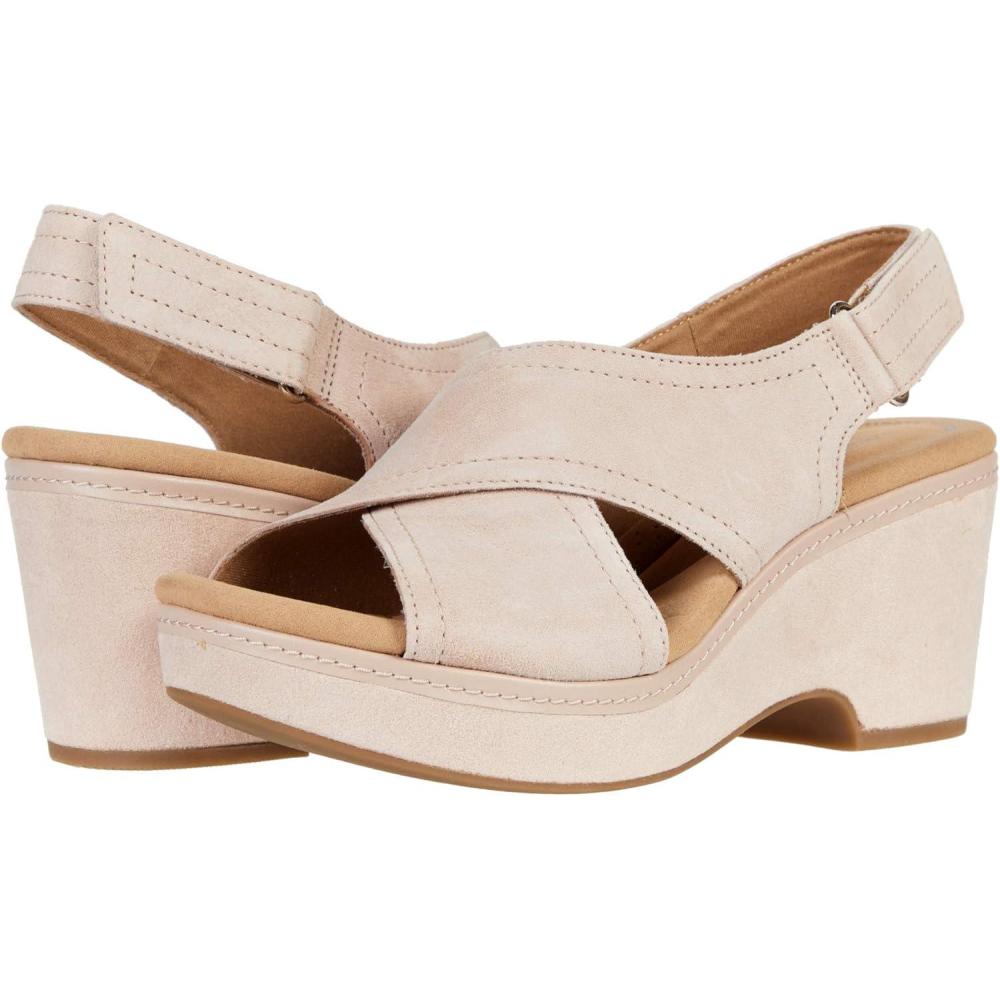 imageClarks womens WedgeWedge SandalDusty Rose Suede