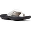 White Synthetic/Black Sole