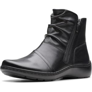 Clarks Women’s Cora Pace(Black Leather)