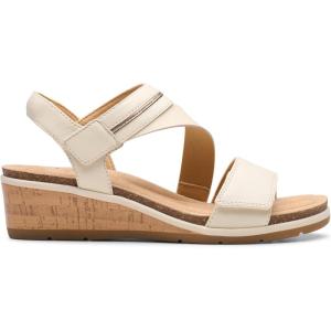 Clarks Women’s Kacha Wave(Cream Leather)