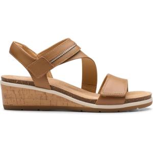 Clarks Women’s Kacha Wave(Tan Leather)