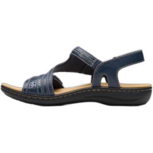 Clarks Women’s Laurieann Faye(Navy Leather)
