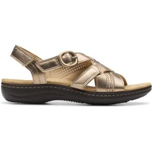 Clarks Women’s Laurieann Mae(Gold Metallic Synthetic)
