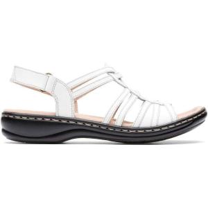 Clarks Women’s Leisa Janna(White Leather)