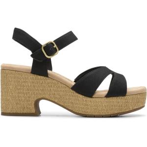 Clarks Women’s Nerisa Twist(Black Canvas)