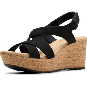 Clarks Women’s Rose Style(Black Nubuck)