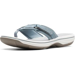 Clarks womens Breeze Sea(Blue Grey)