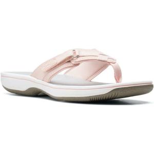 Clarks womens Breeze Sea(Blush Synthetic)