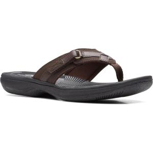 Clarks womens Breeze Sea(Dark Brown/Black)