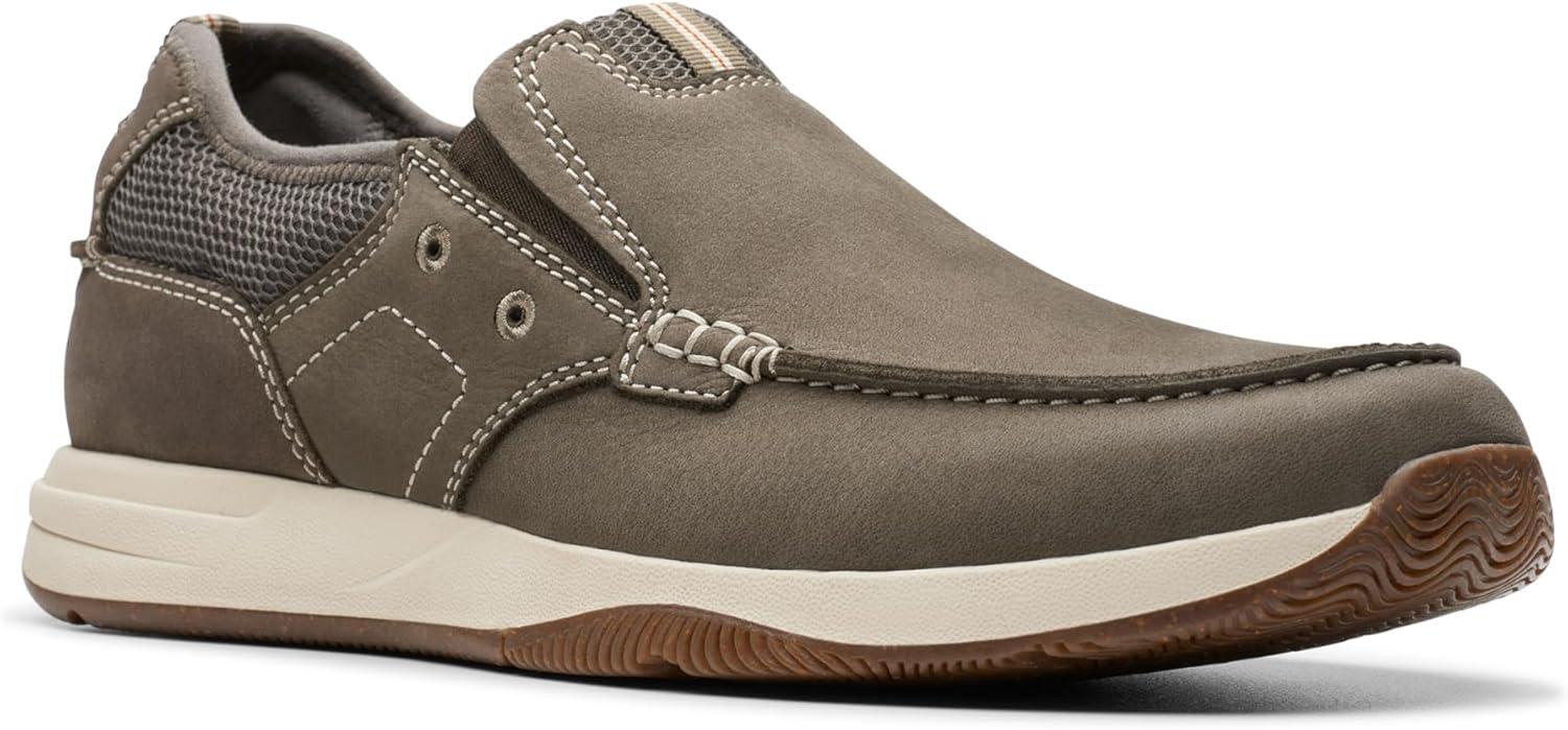 imageClarks Mens Sailview StepTaupe Nubuck