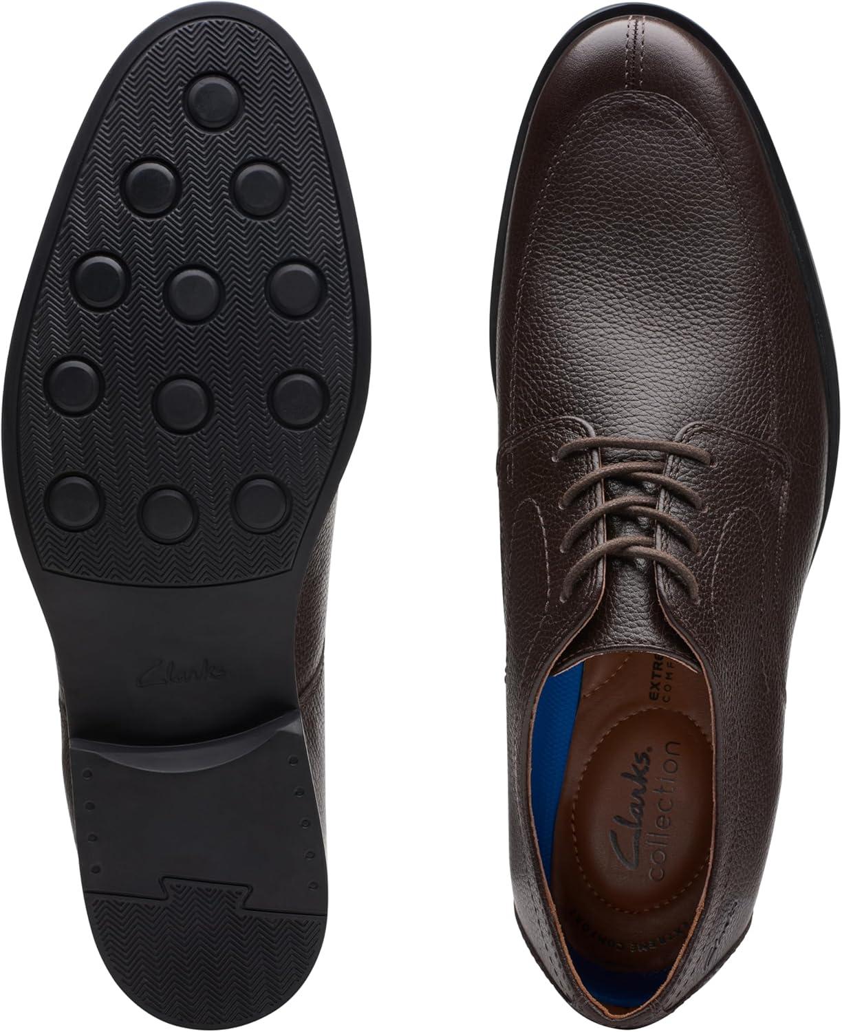 imageClarks Mens Whiddon ApronDark Brown Tumbled