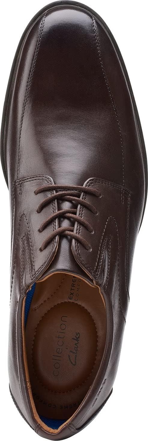 imageClarks Mens Whiddon Pace OxfordDark Brown Leather