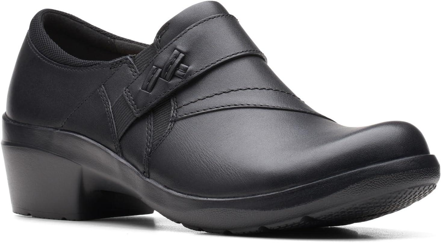 imageClarks Womens Angie PearlBlack Leather