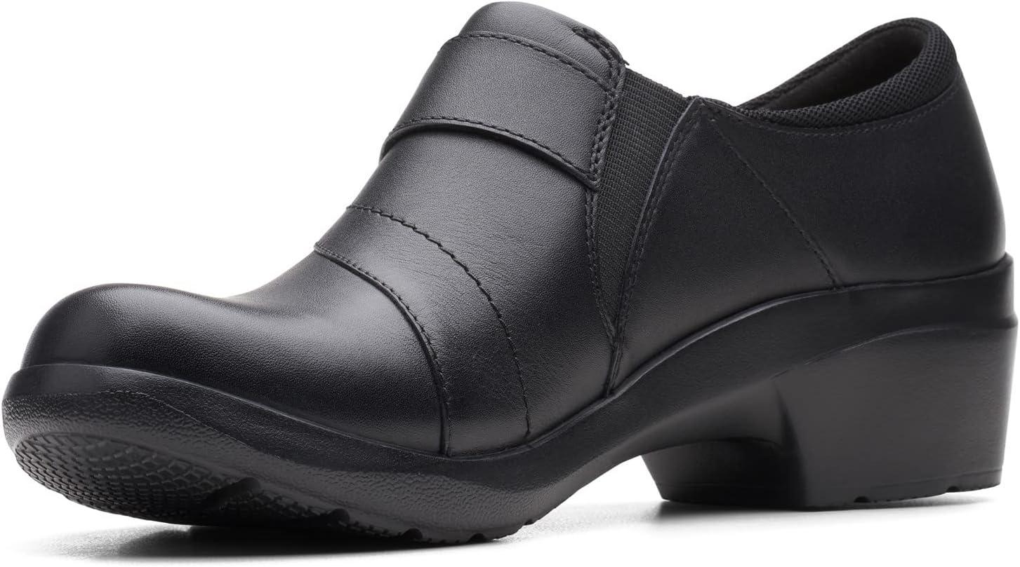 imageClarks Womens Angie PearlBlack Leather