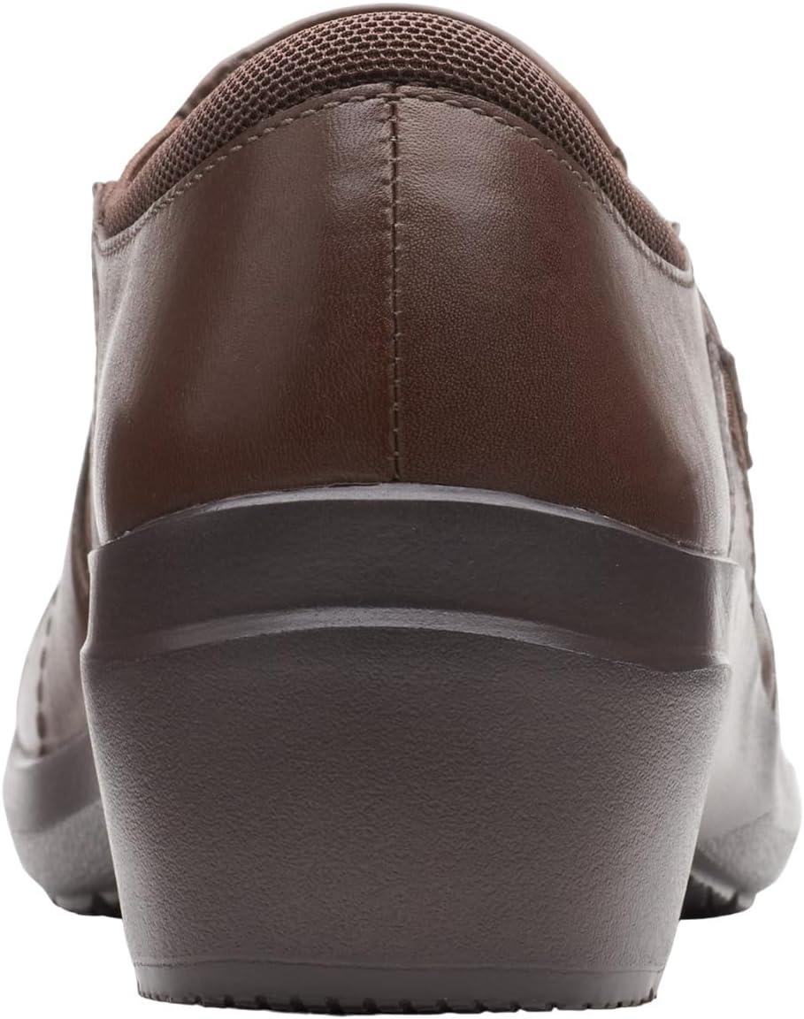 imageClarks Womens Angie PearlDark Brown Leather