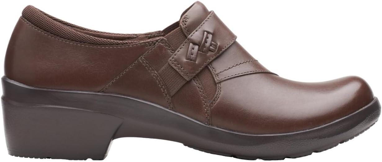 imageClarks Womens Angie PearlDark Brown Leather