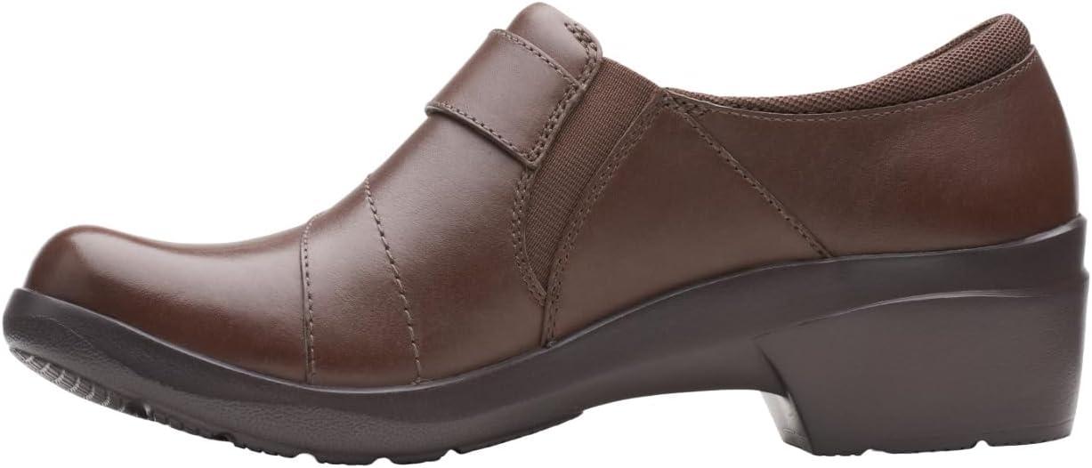 imageClarks Womens Angie PearlDark Brown Leather