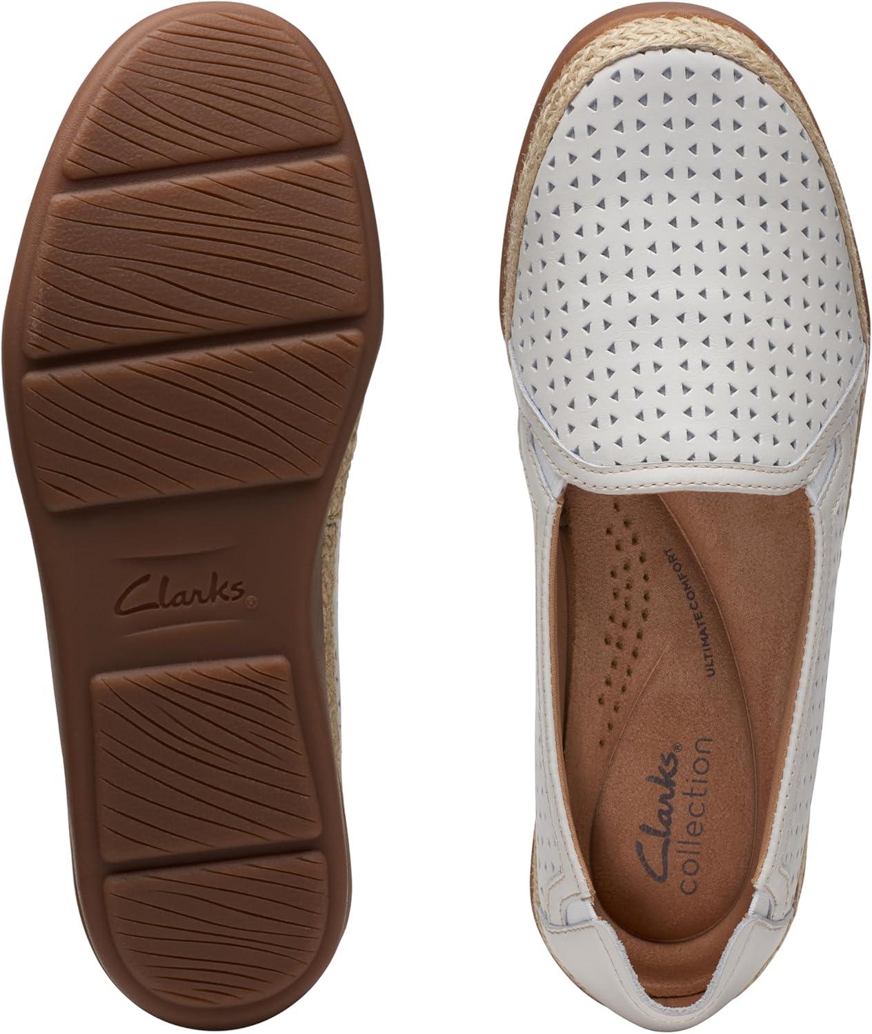 imageClarks Womens Elaina RubyWhite Leather