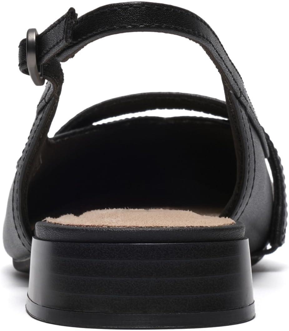 imageClarks Womens Natalyn Sling Ballet FlatBlack Leather