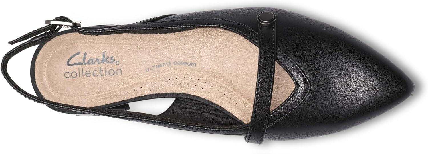 imageClarks Womens Natalyn Sling Ballet FlatBlack Leather